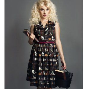 Lindy Bop Witches Witch Bookshelf Dress